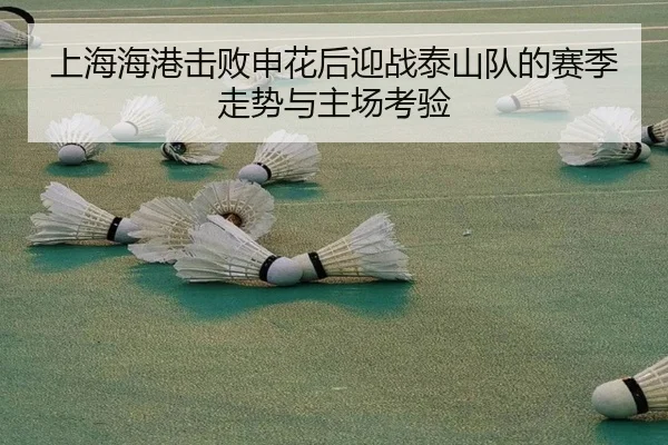 上海海港击败申花后迎战泰山队的赛季走势与主场考验